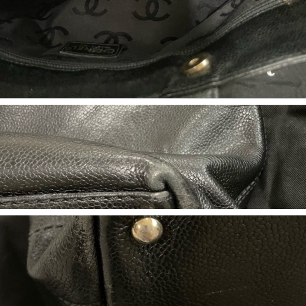 Chanel Coco Mark Black Caviar
Leather Tote (Pre-Owned-good condition) - Picture 5 of 12